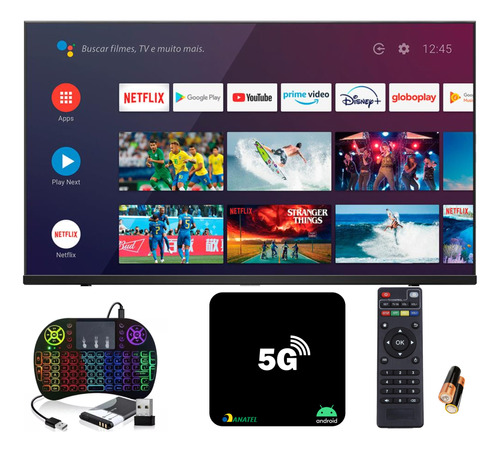 Kit Aparelho Tv Box Converta Sua Tv Em Smart4k Promoção