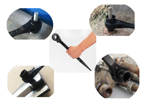 Llave Rápida De Andamio Hexágono De 2 Paquetes, Herramient