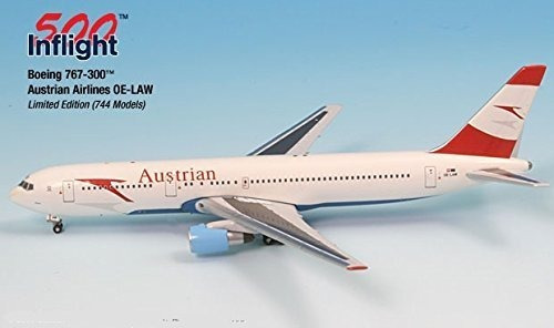 Austrian Airways Oe-ley 767-300er Avion Miniatura Modelo #