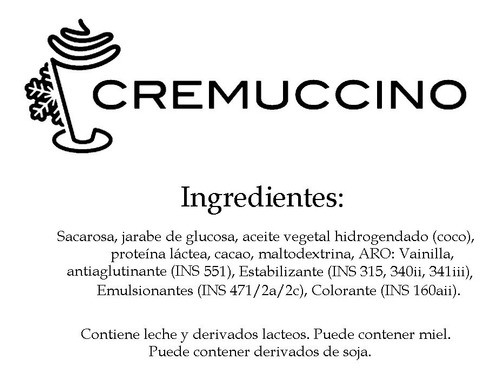 Imagen 2 de 4 de Frappe Milkshake Chocolate 1.5kg Cremuccino Licuado Cafe