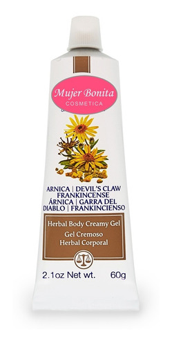 Imagen 1 de 2 de Just Gel Cremoso Arnica 60 Gramos