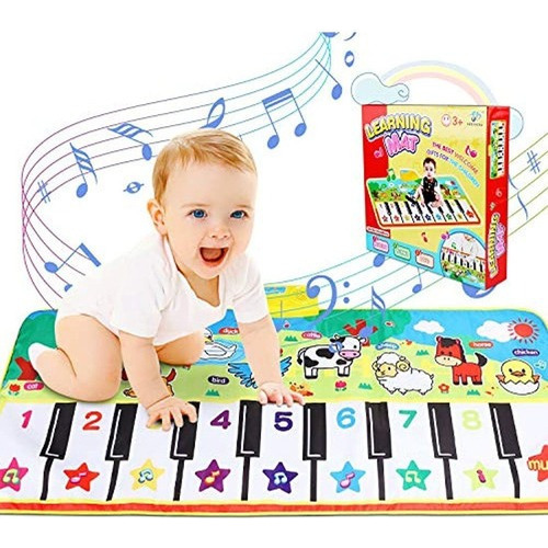 Esterillas Musicales Teclado Y Piano Para Bebes 53.2x23.6