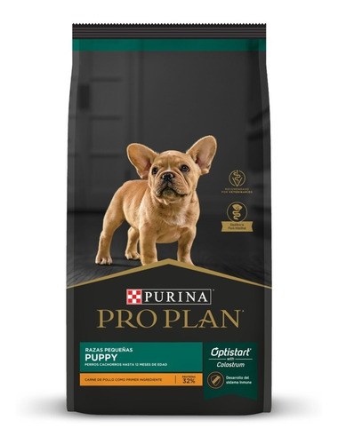 Alimento Pro Plan OptiStart Puppy para perro cachorro de raza pequeña sabor pollo en bolsa de 3.5 kg