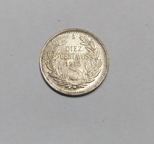 Moneda De Diez Centavos Año 1915