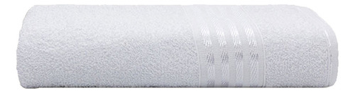 Toalha De Banho Decor Algodão Lisa Absorção Rápida Camesa Cor Branco