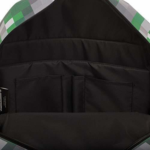Imagen 4 de 5 de Mochila Con Estampado De Cuadros De Minecraft