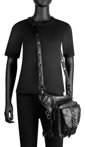 Riñonera Steampunk Riñonera De Cuero Gótico Bandolera