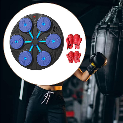 Dispositivo De Guantes Rojos Con Almohadilla Azul