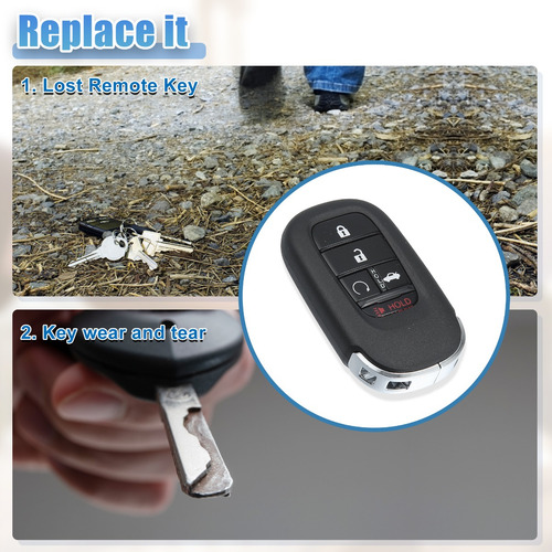 1 Control Remoto Para Honda Accord 2022 5 Button