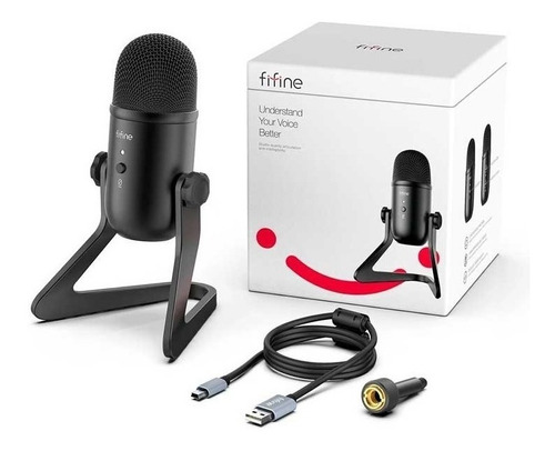 Microfono Condenser Fifine K678  Podcast Usb Pc Streaming 