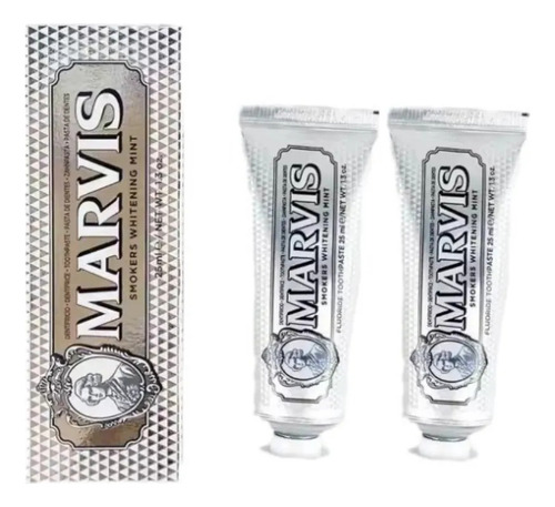 Ha 2 Varillas Marvis Pasta De Menta Blanquecina