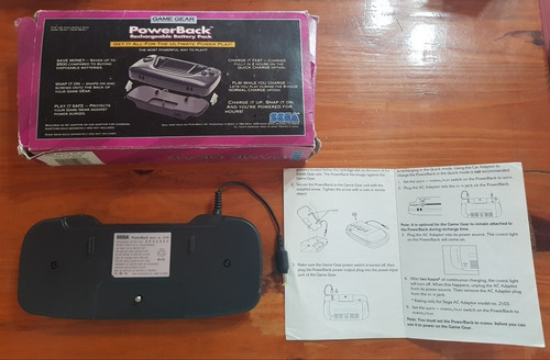 Imagen 2 de 5 de Batería Power Back Para Sega Game Gear Con Caja Y Manual