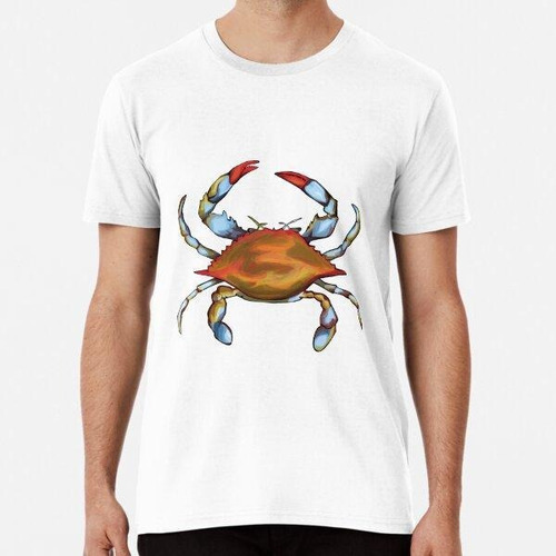Remera Blue Crab Algodon Premium 