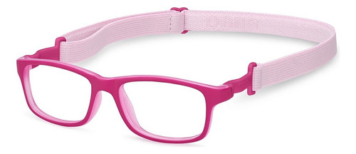 Armação Infantil Nano Vista Crew 3.0 Glow Nao3022346 Rosa Tamanho 44