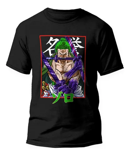 comprar Camiseta One Piece Rononoa Zoro Unissex Camisa Anime