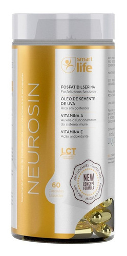 Neurosin 60 cápsulas, Smart Life, mejora la concentración y la atención