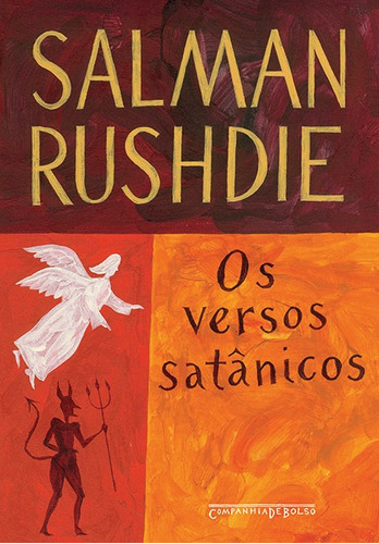 Os versos satânicos, de Rushdie, Salman. Editora Schwarcz SA, capa mole em português, 2008