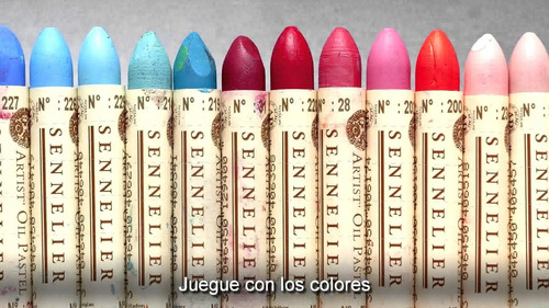 Pastel Al Oleo Sennelier Gran Modelo 12.5 X 2cm Diámetro