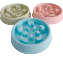 Comprar 3piezas Plato Alimentación Lenta Perro Gato Mascota Comedero Surtido