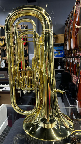 Bombardino Euphonium Harmonics 4 Pistos Sib - Cor Dourado