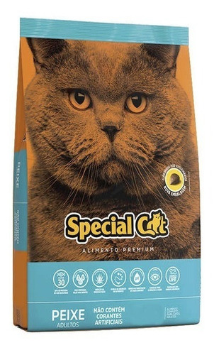 Ração Special Cat Premium Sabor Peixe Gatos Adultos 3kg