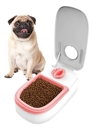 Dispensador Alimento Gatos Automatico Comedero Plato Perros