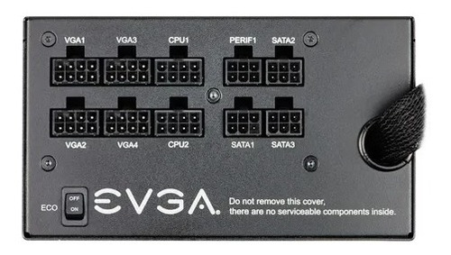Imagen 3 de 7 de Fuente Para Pc Gamer Evga 750w Gq 80 Plus Gold