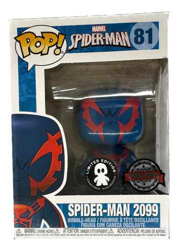 Funko Pop Spider Man 2099 81  Exclusivo Marvel Hombre Araña