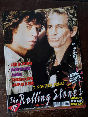 Reviposter Heavy Punk Rock Rolling Stones Marzo 1998