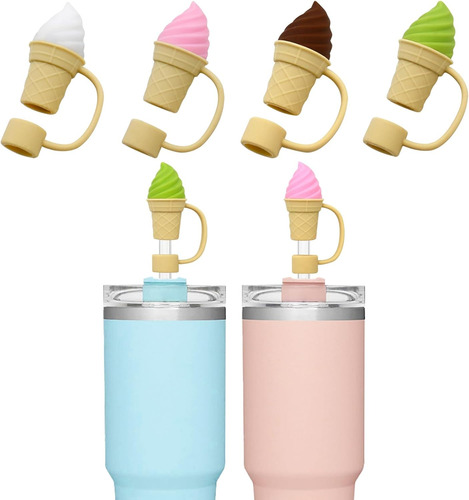 Funda De Popote De Silicona Para Copa Stanley, Tapa De Popot