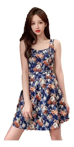 Vestidos Cortos Elegantes Con Flores | MercadoLibre