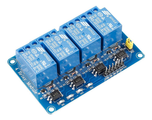 Relay De 4 Canales 5v Compatible Con Arduino R3 1280 Arm Pic