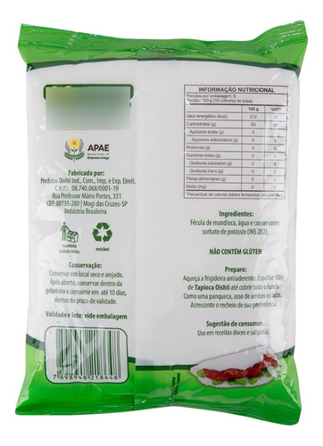 Goma De Tapioca Oishii 500g