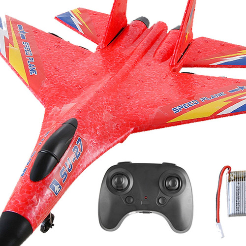 Su-27 Rc Fija Rtf 2 Canales Luces Frescas Epp Espuma