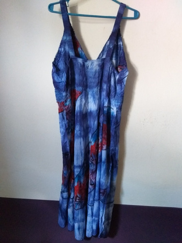 Vestido Largo Solero Verano Batik Dama Importado Brasil