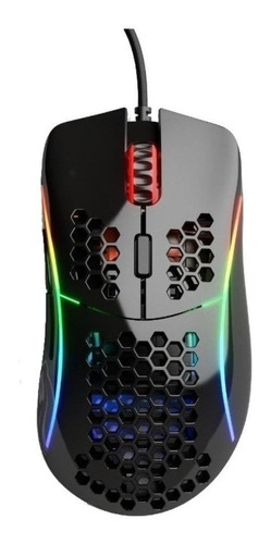 Mouse 
gamer de juego Glorious  Model D glossy black