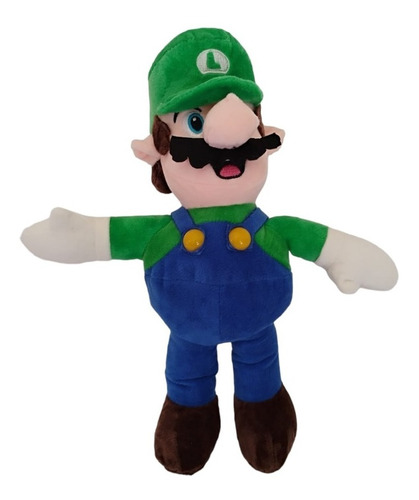 Peluche Luigi De 35cm De Felpa