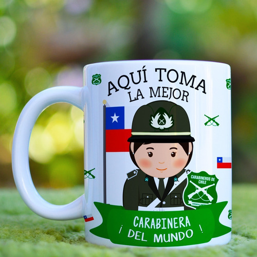 Plantillas Sublimación Tazas - Aquí Toma El Mejor Carabinero