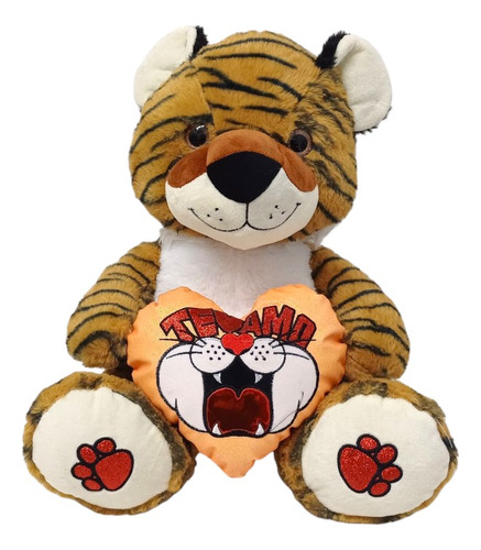 Tigre Y Leopardo Con Corazón 40 Cm Phi Phi Toys