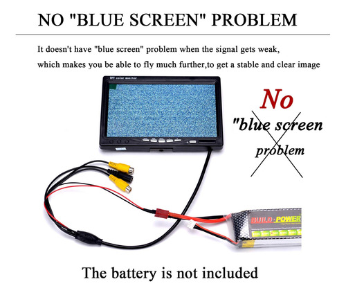 Monitor Fpvdrone Rc De 7 Pulgadas Fpv 1024x600 Ips Lcd Monit