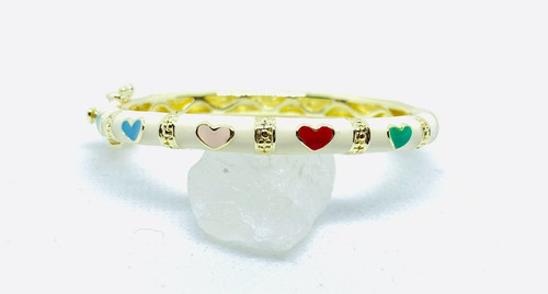 Brazalete Mini De Mariposas Blanco