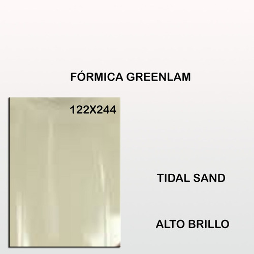 Formica Greenlam Tidal Sand Alto Brillo 122 X 244