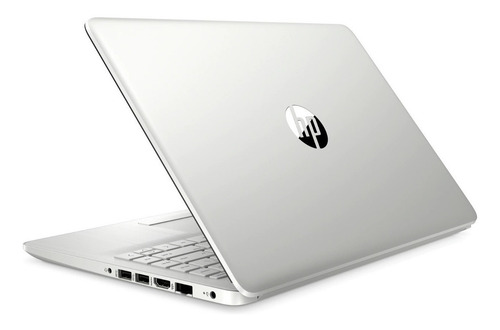 Imagen 2 de 6 de Laptop HP 14-cf2510la plateada natural 14", Intel Celeron N4020 4GB de RAM 128GB SSD, Intel UHD Graphics 600 1366x768px Windows 10 Home