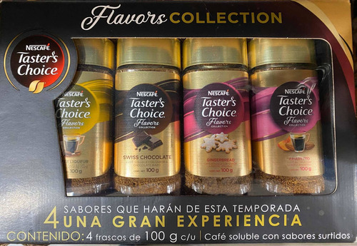 4 Pack Cafe Tasters Choice Sabores Del Mundo - $ 599.00 en Mercado Libre
