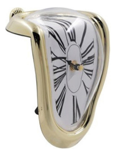 Qa1 Reloj De Fusión Reloj Decorativo Adorno De Romano De Oro