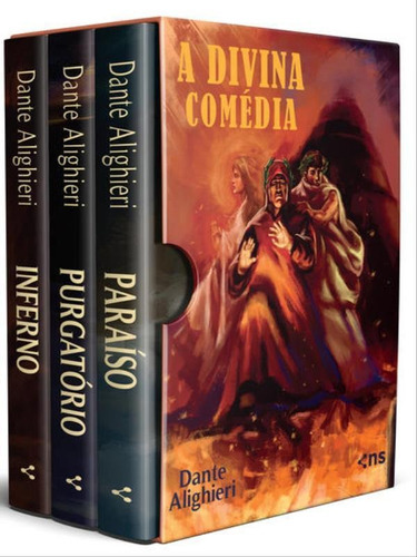 Box A Divina Comédia, De Alighieri, Dante / Ribeiro Dos Santos De Freitas, Luciene. Editora Novo Século, Capa Mole Em Português