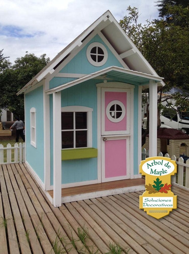 Casas Para Niños En Madera Para Patio, Casita Infantil Desde