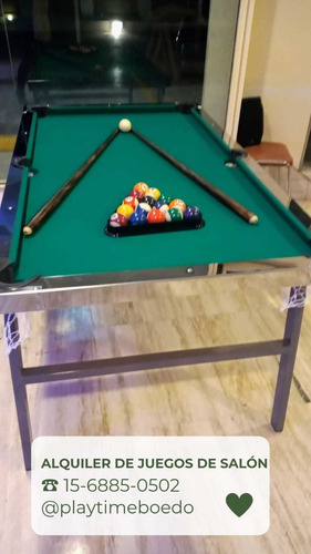 Imagen 4 de 10 de Alquiler Metegol Tejo Mini Ping Pong Sapo Pool Jenga Gigante
