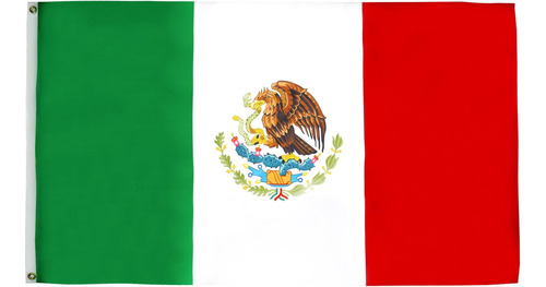 Az Flag Bandera De México 3 X 5 - Banderas De México 90 X 15