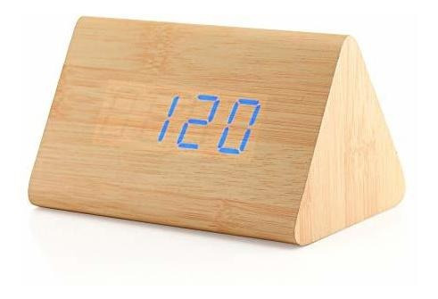 Reloj Digital Gearonic Madera